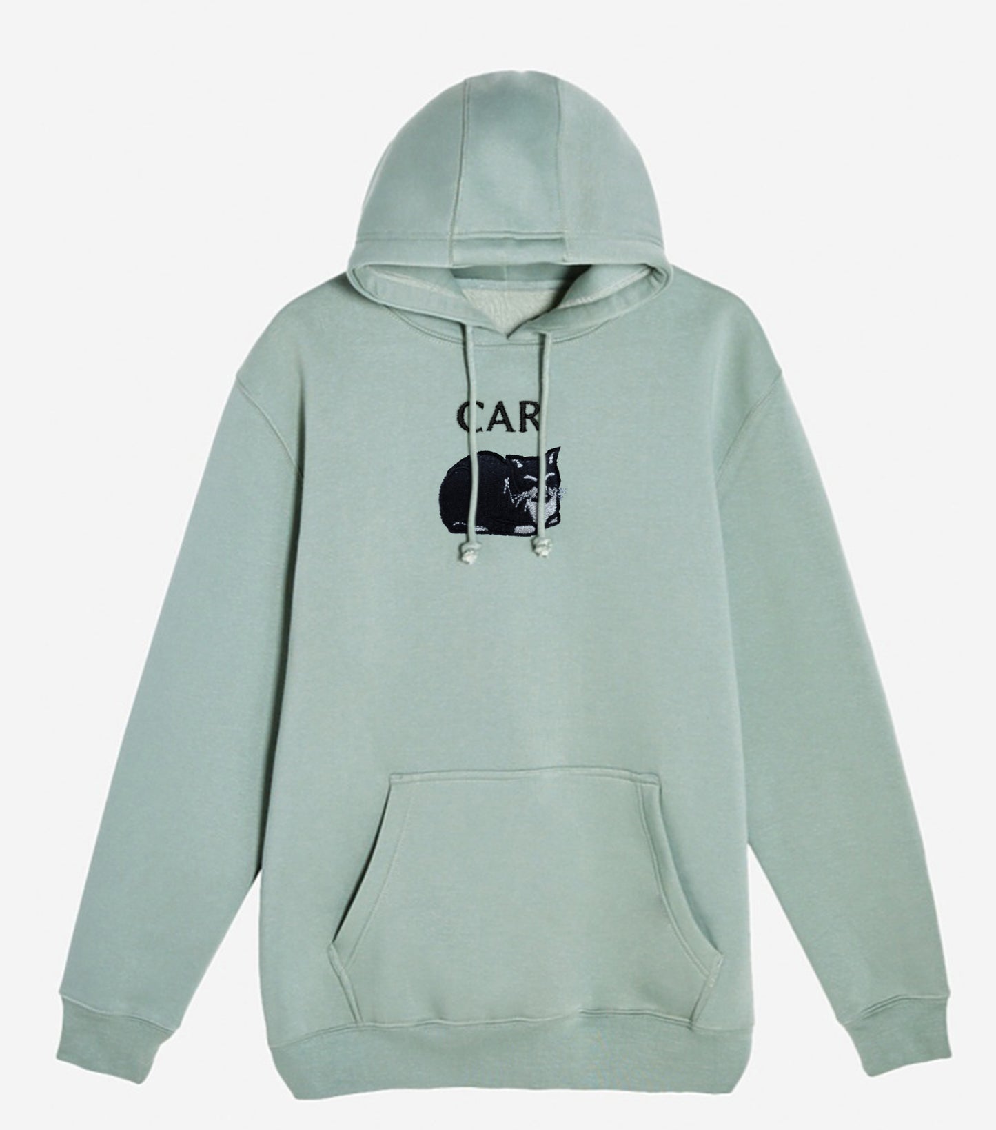 Car Cat Heavyweight Hoodies