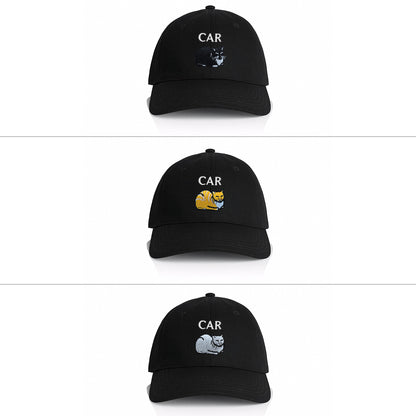 Car Cat Unstructured Hat