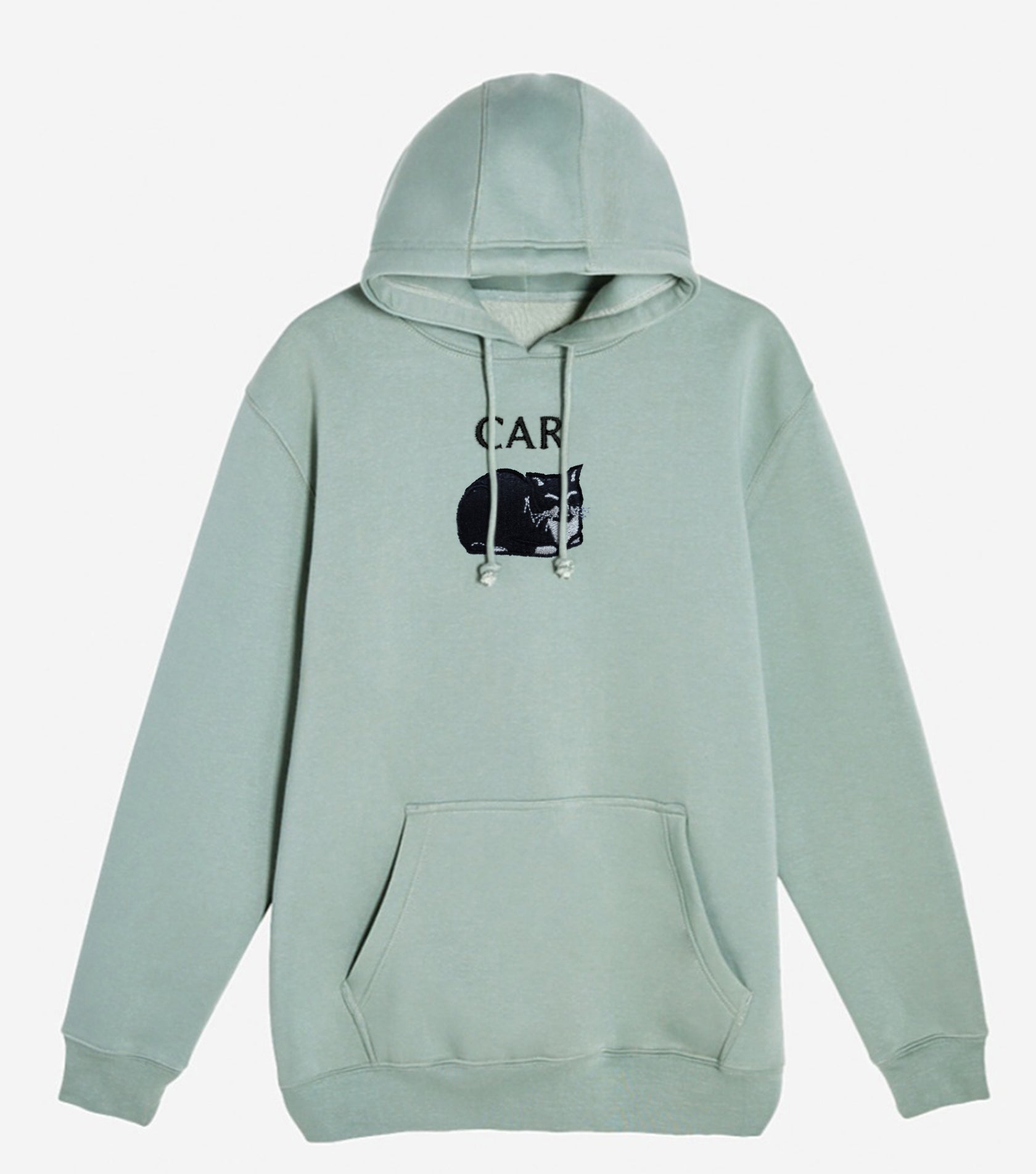 Car Cat Heavyweight Hoodies